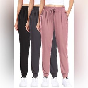 Womens Sweatpants with Pockets, Soft Jogger for Running Yoga Workout Pants - NWT